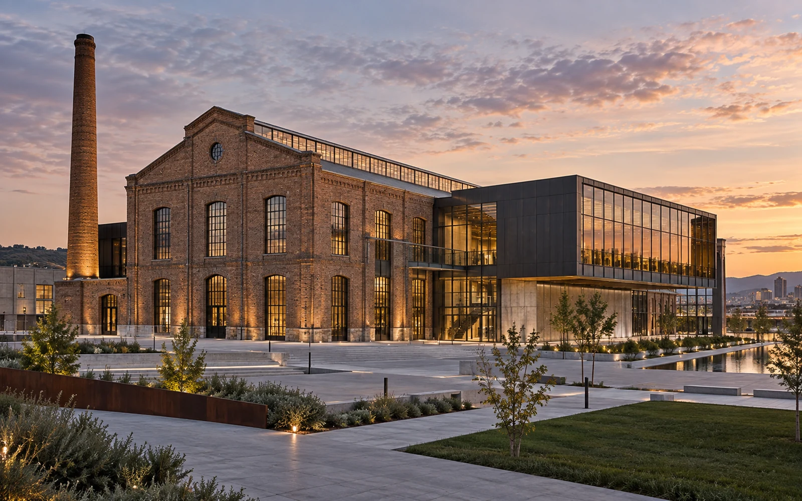 Rehabilitación y ampliación contemporánea de un edificio industrial histórico